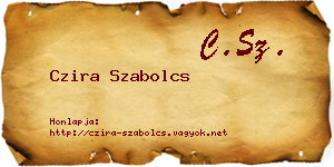 Czira Szabolcs névjegykártya